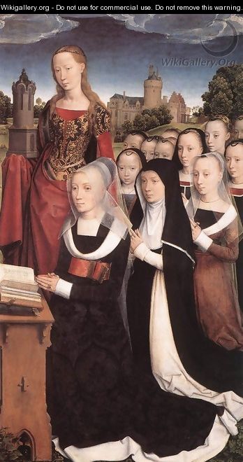 Triptych of the Family Moreel (right wing) 1484 - Hans Memling