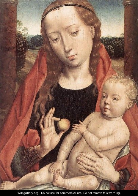 Virgin with the Child Reaching for his Toe 1490s - Hans Memling