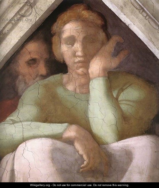 Ancestors of Christ- figures (7) (detail) 1511 - Michelangelo Buonarroti