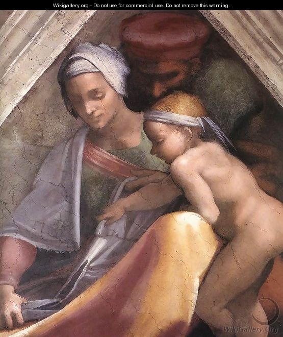Ancestors of Christ- figures (6) 1511 - Michelangelo Buonarroti