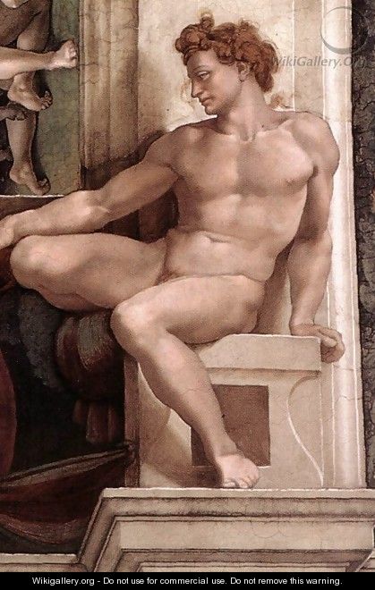 Ignudo -5 1509 - Michelangelo Buonarroti