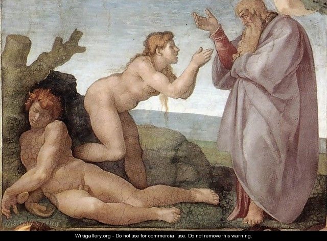 Creation of Eve 1509-10 - Michelangelo Buonarroti