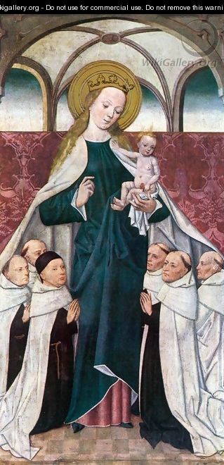 The Virgin of Mercy c. 1480 - Master of the Life of the Virgin