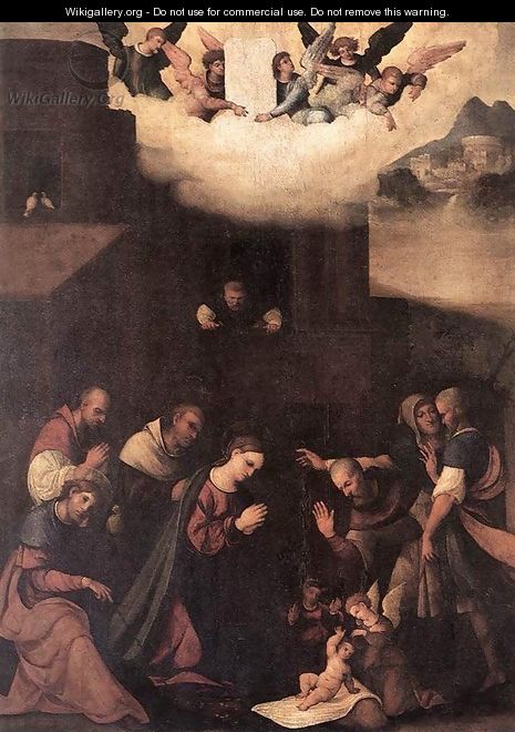 Adoration of the Shepherds 1520-24 - Ludovico Mazzolino