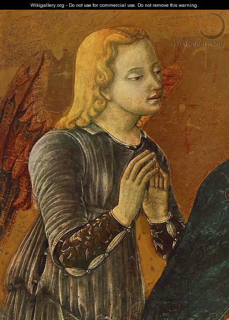 Madonna with Child and Two Angels (detail) - Matteo Di Giovanni