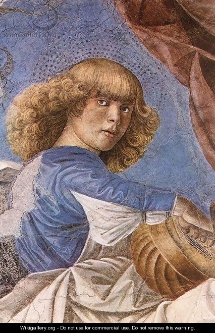Music-making Angel c. 1480 - Melozzo da Forli