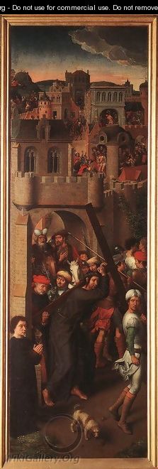 Passion (Greverade) Altarpiece (left wing) 1491 - Hans Memling