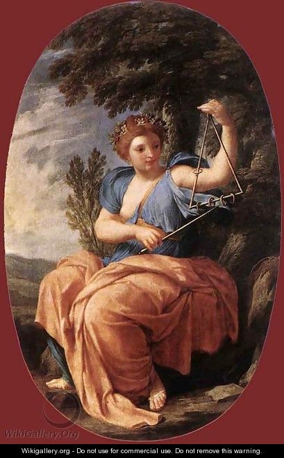 The Muse Terpsichore 1652-55 - Eustache Le Sueur