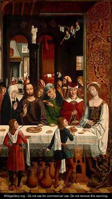 The Marriage at Cana c. 1495-1497 - Master of the Catholic Kings