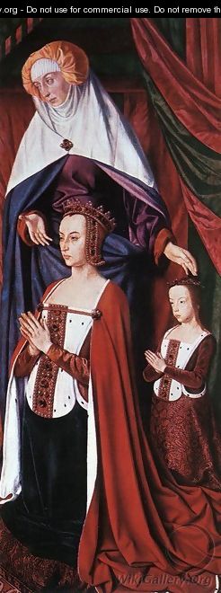 Anne de France, Wife of Pierre de Bourbon 1498-99 - Master of Moulins (Jean Hey)
