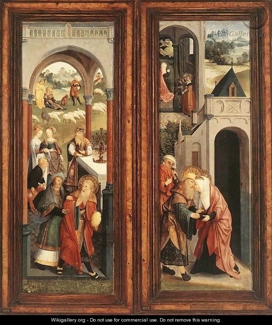 Scenes from the Life of Joachim and Anna c. 1500 - Master of Alkmaar
