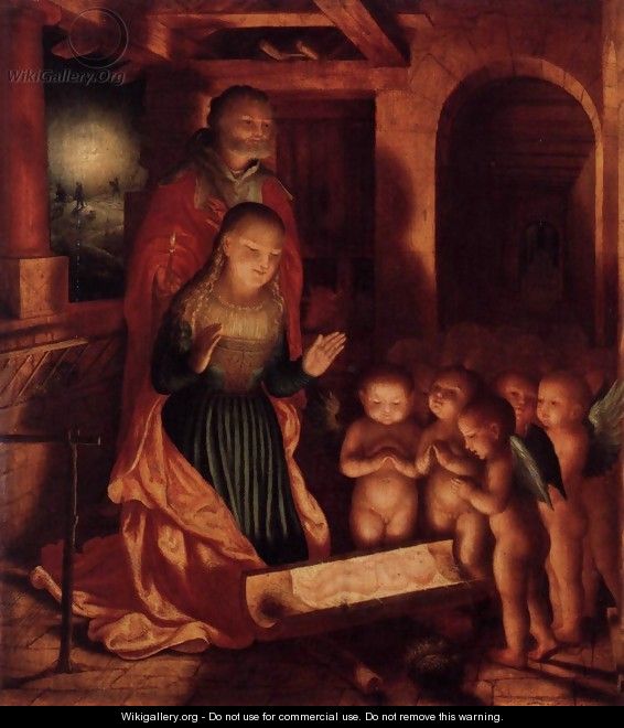 The Birth of Jesus c. 1530 - Master M Z