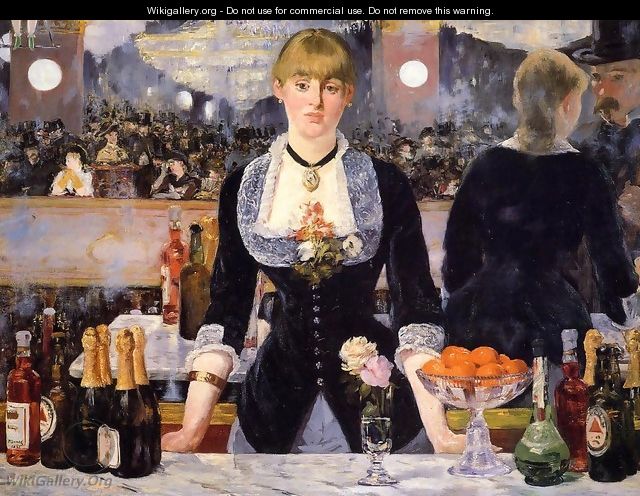 The Bar at the Folies Bergere 1882 - Edouard Manet