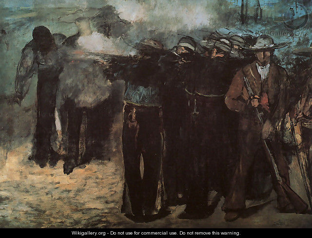 Study for "Execution of the Emperor Maximilian" 1867 - Edouard Manet