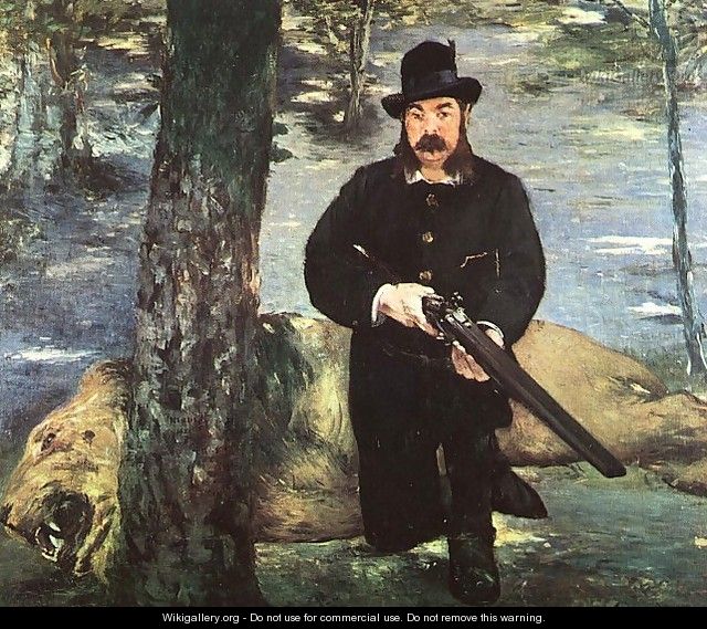 Pertuiset, Lion Hunter 1881 - Edouard Manet