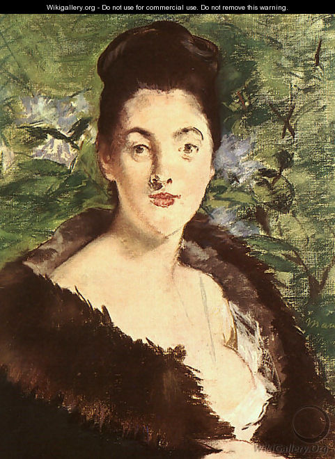 Lady with a Fur 1880 - Edouard Manet
