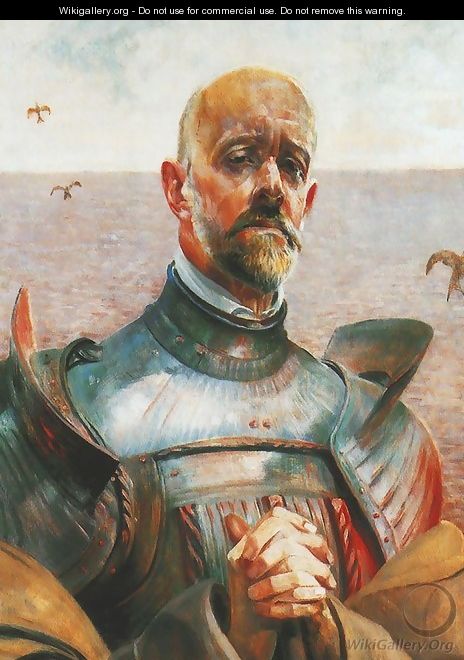 Self-Portrait in Armor 1914 - Jacek Malczewski
