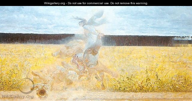 In the Dust Storm 1893 - Jacek Malczewski