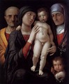 The Holy Family 1495-1500 - Andrea Mantegna
