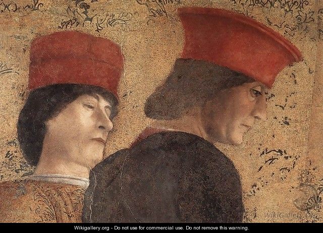 The Court of Mantua (detail-2) 1471-74 - Andrea Mantegna