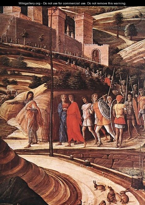 Agony in the Garden (detail) c. 1459 - Andrea Mantegna