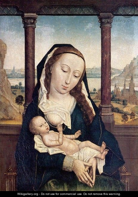 The Virgin and Child (attributed to Marmion) 1465-75 - Simon Marmion