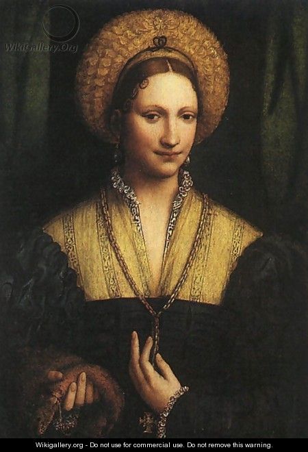 Portrait of a Lady c. 1525 - Bernardino Luini