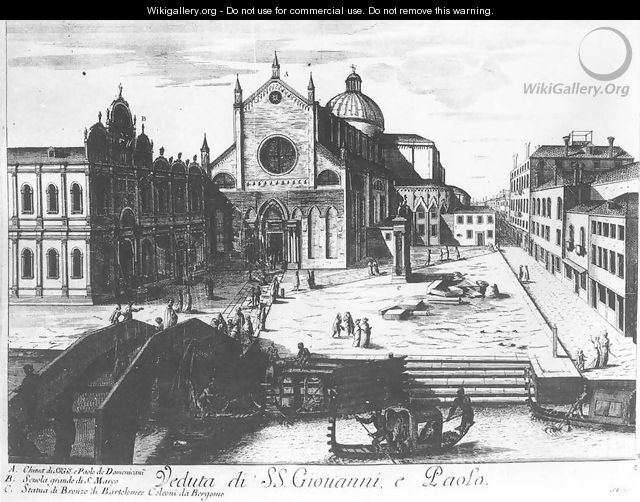 Campo Santi Giovanni e Paolo 1720 - Domenico Lovisa