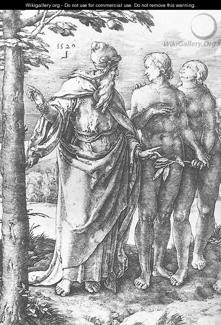 Adam and Eve (Expulsion from the Paradise) 1510 - Lucas Van Leyden