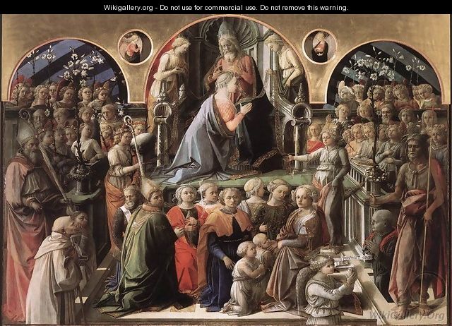 Coronation of the Virgin 1441-47 - Fra Filippo Lippi