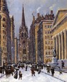 Wall Street Facing Trinity Church - Colin Campbell Cooper