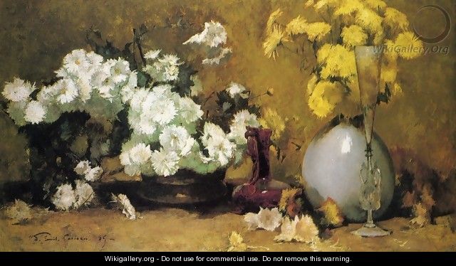 Chrysanthemums I - Emil Carlsen