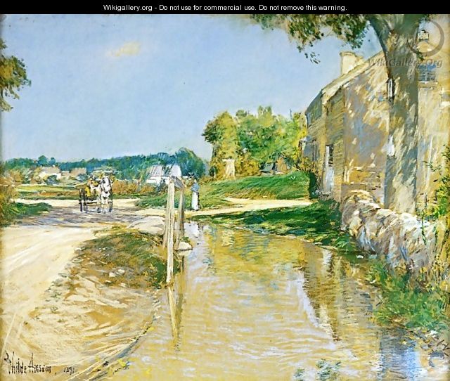 A Country Road - Frederick Childe Hassam