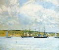 A Parade of Boats - Frederick Childe Hassam