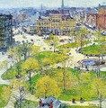 Union Square in Spring - Frederick Childe Hassam