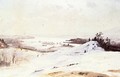 The Hudson Valley in Winter from Olana - Frederic Edwin Church