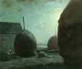 Newbury Haystacks in Moonlight - Dwight William Tryon