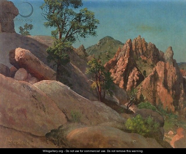 Landscape Study: Owens Valley, California - Albert Bierstadt