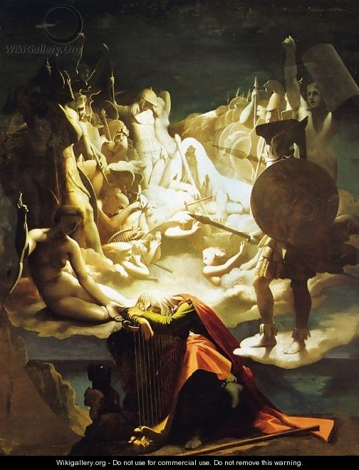 The Dream of Ossian - Jean Auguste Dominique Ingres