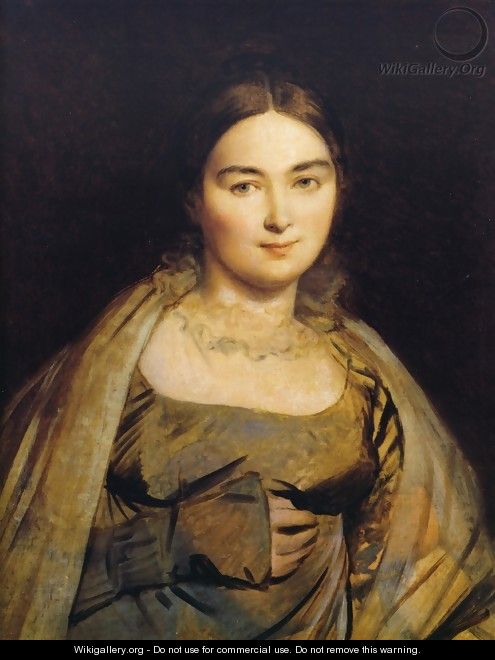 Madeleine Ingres, nee Chapelle - Jean Auguste Dominique Ingres