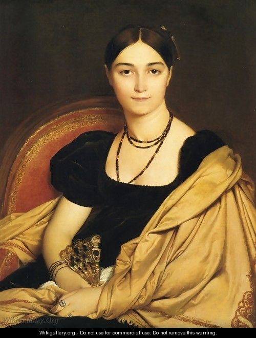 Antonia Duvaucey de Nittis - Jean Auguste Dominique Ingres