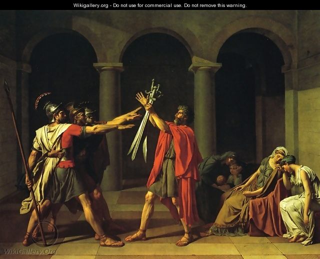 Oath of the Horatii - Jacques Louis David