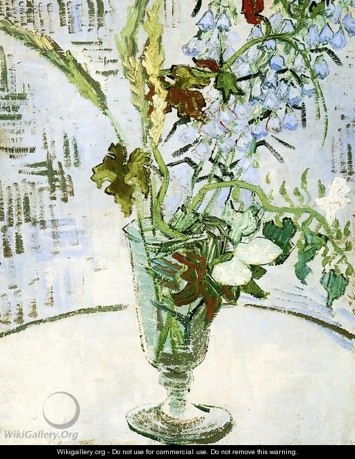 Flowers in a Vase - Vincent Van Gogh