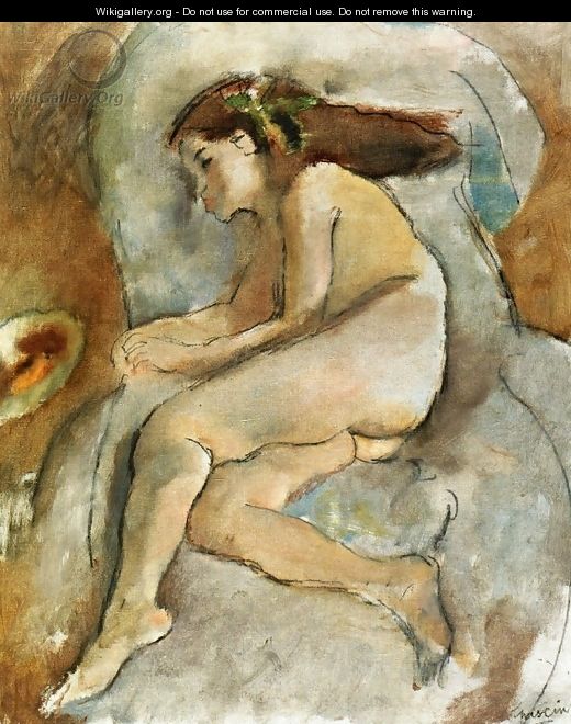 Nude in an Armchair I - Jules Pascin