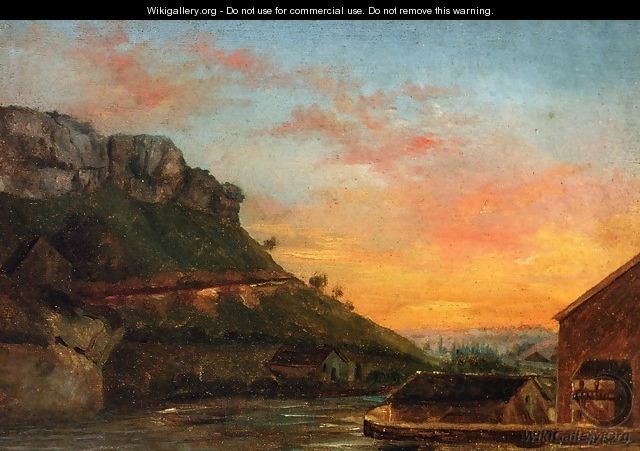 Valley of the Loue - Gustave Courbet