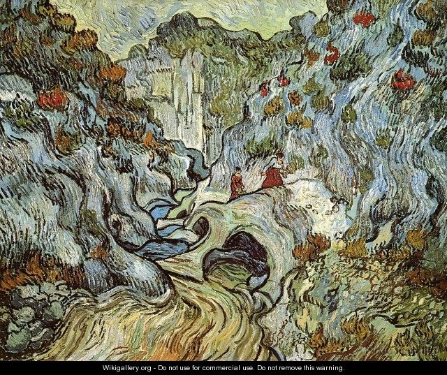A Path through a Ravine - Vincent Van Gogh