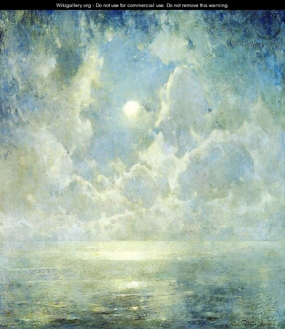 Moonlight on the Kattegat - Emil Carlsen