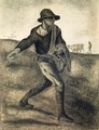 A Sower (after Millet) - Vincent Van Gogh