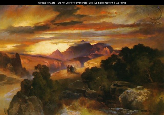 Sunset - Thomas Moran
