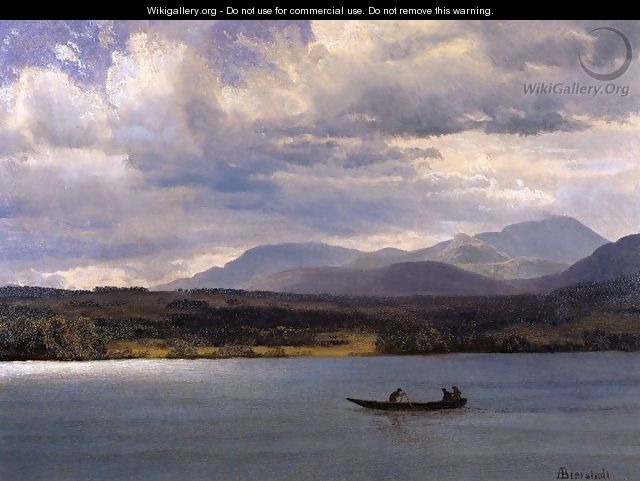 Overlook Mountain from Olana - Albert Bierstadt